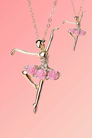 Κολιέ Μπαλαρίνα με Φλοράλ Λεπτομέρειες